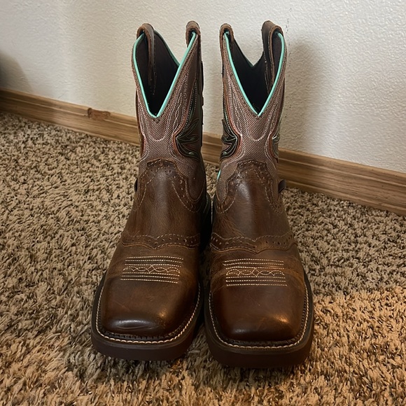 Justin Brand Ladies Size 8 Nettie Western Boot - Picture 2 of 13